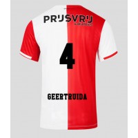 Camisa de time de futebol Feyenoord Lutsharel Geertruida #4 Replicas 1º Equipamento 2023-24 Manga Curta